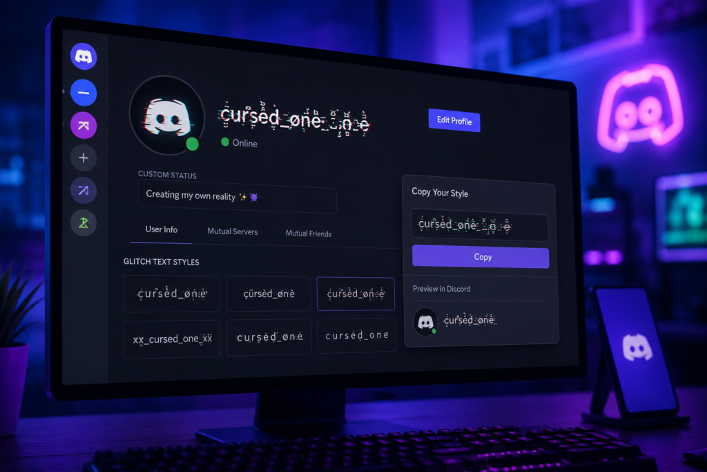 glitched discord names how to create cursed username tutorial