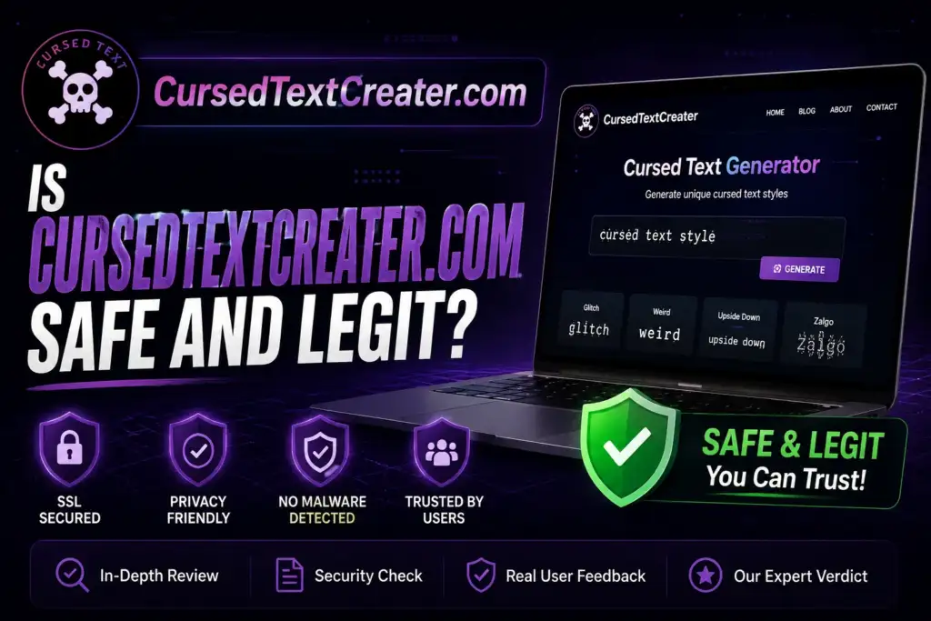 cursedtextcreater safe legit trust explained